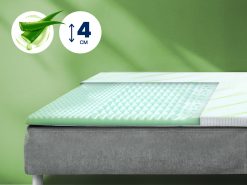 Матрац-топер (наматрацник) Dormeo Aloe Vera 5 ZONES, 4 см