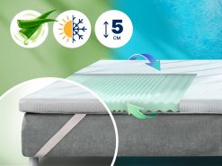 Матрац-топер (наматрацник) Dormeo Aloe Vera Vitalis+ 2в1, 5 см